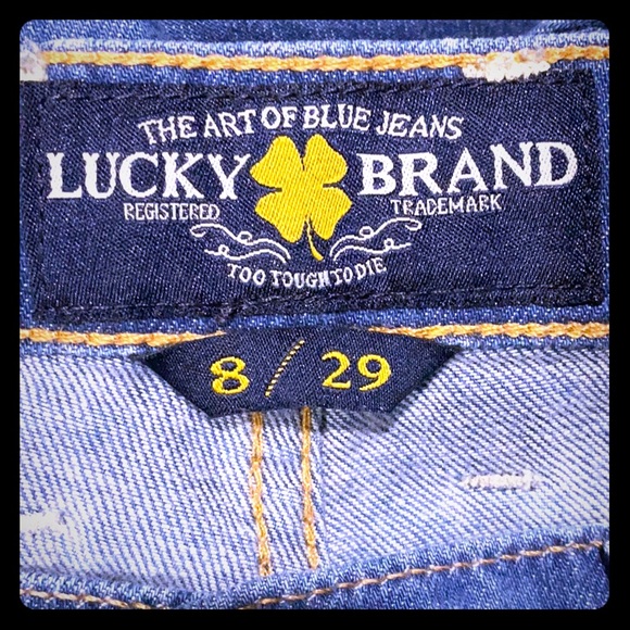 Lucky Charlie Flare Jeans blue size 8 or 29 - Picture 6 of 6